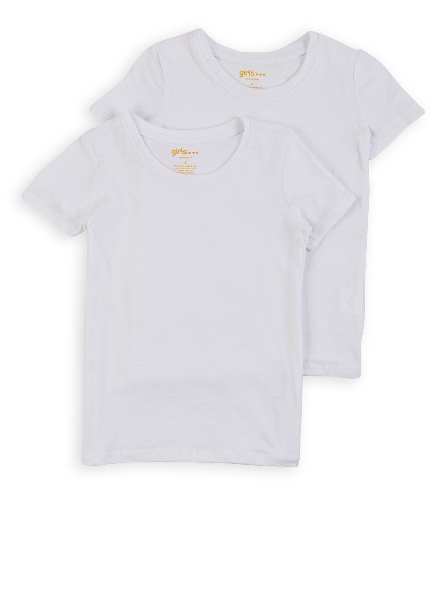 girls plain t shirts