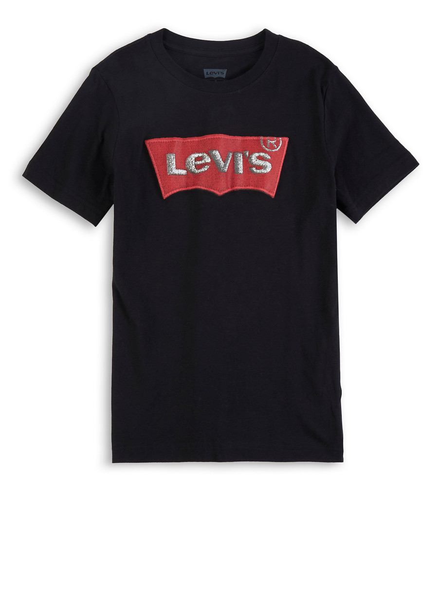 Boys Levis Embroidered Logo T Shirt