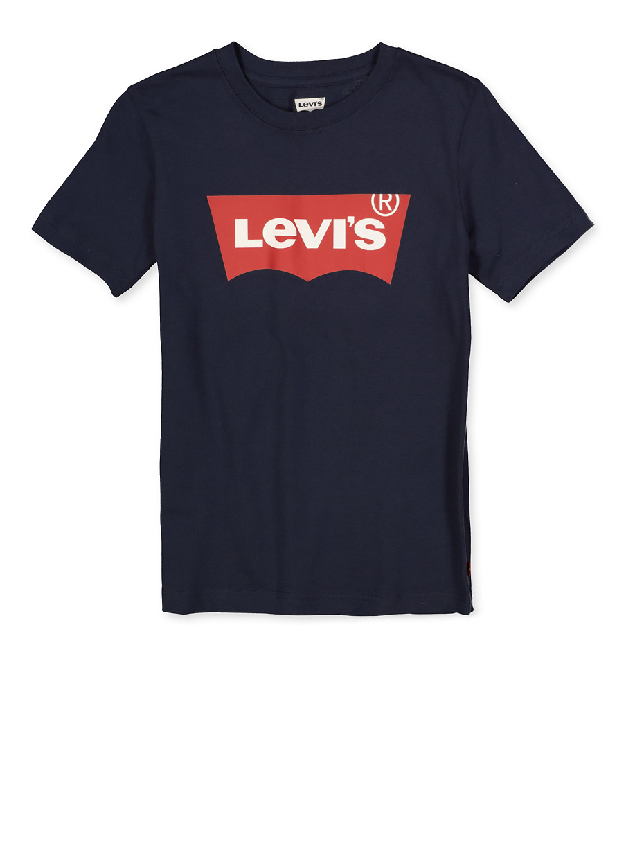 Boys Levis Navy Logo T Shirt