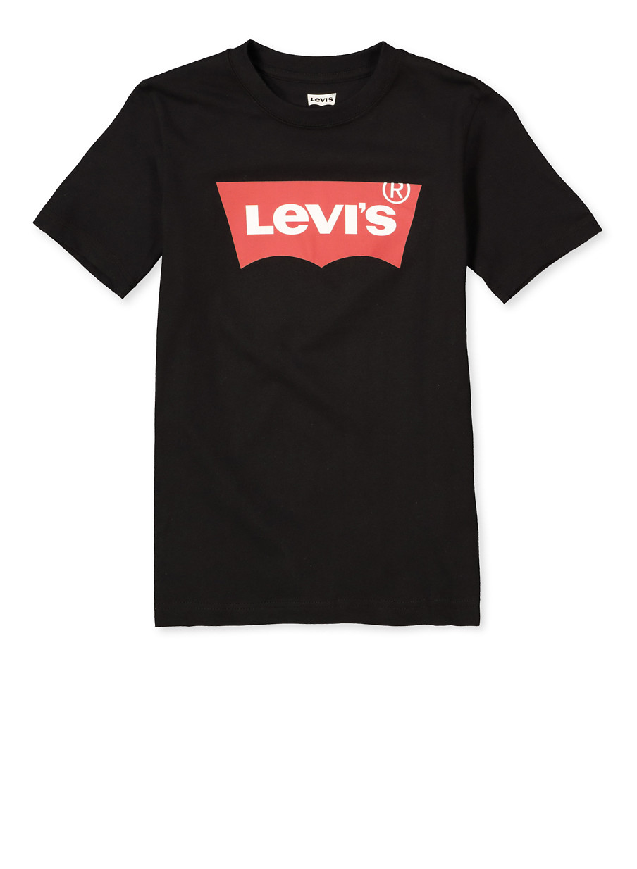 Boys Levis Black Logo T Shirt