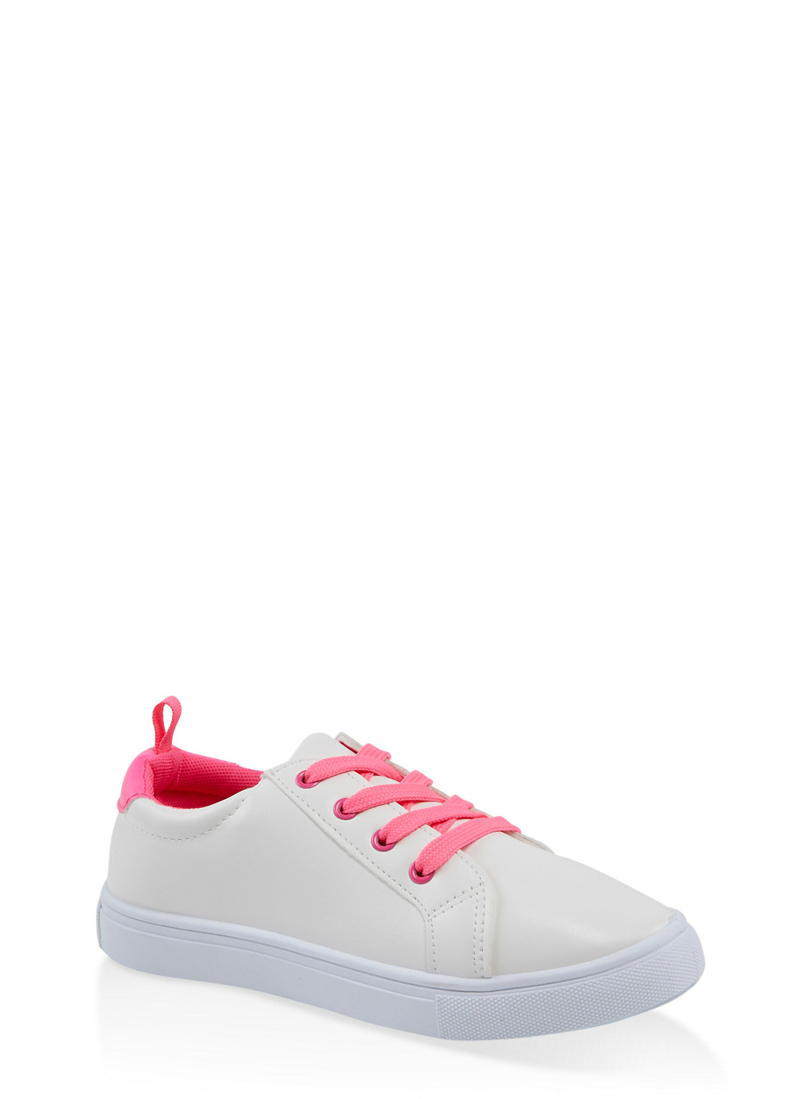 girls no lace sneakers