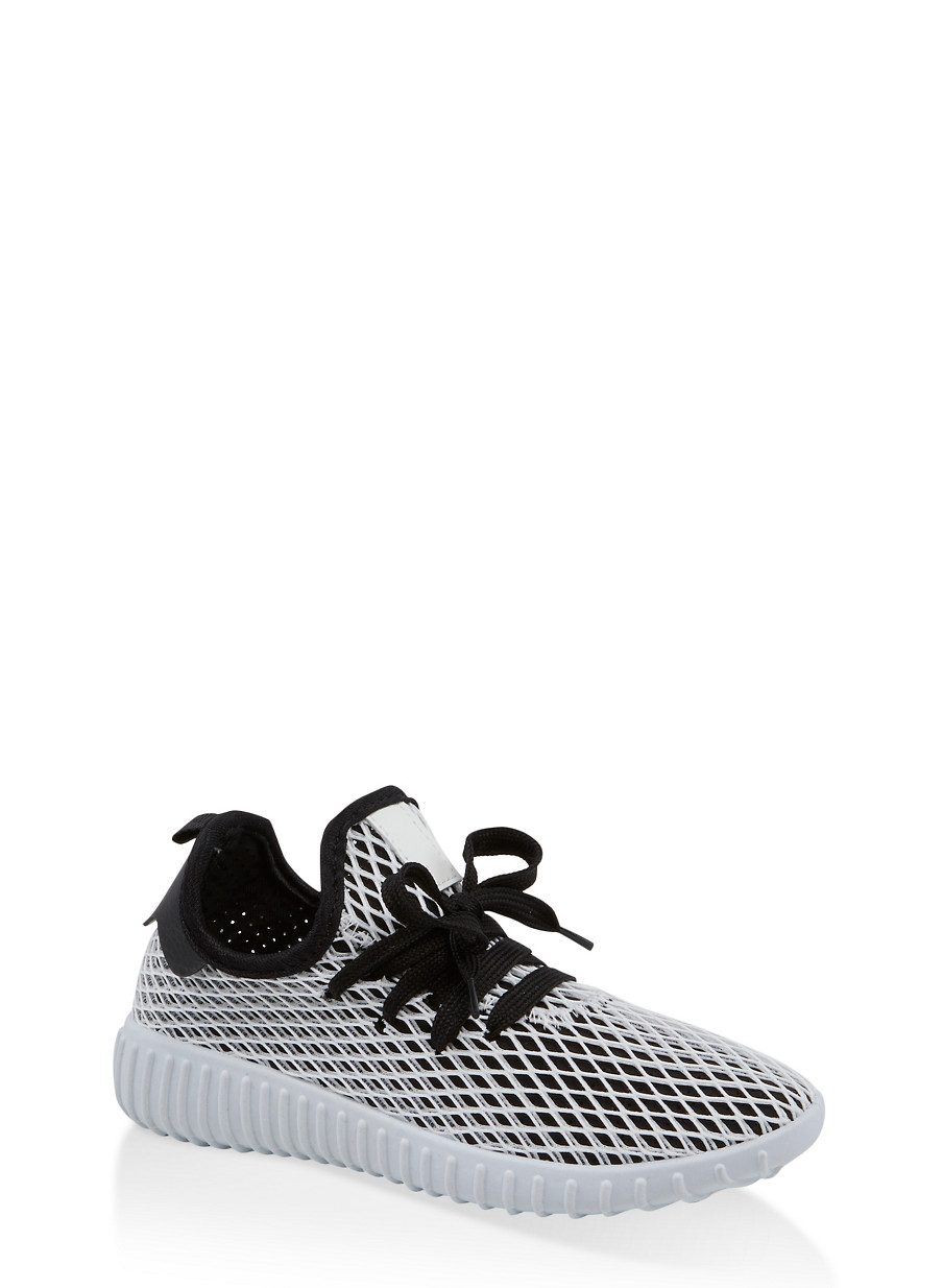 girls no lace sneakers
