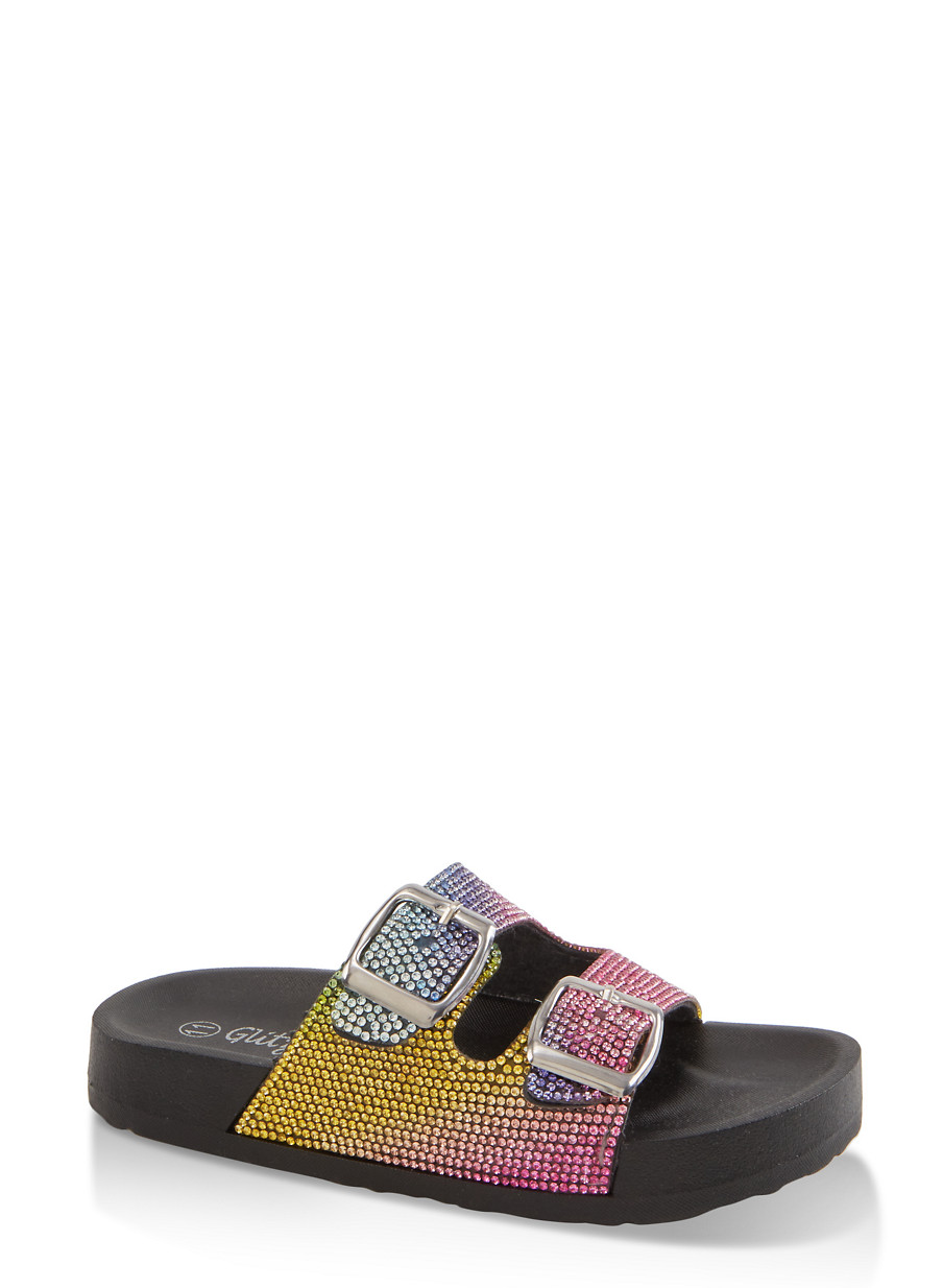 rhinestone slides size 12