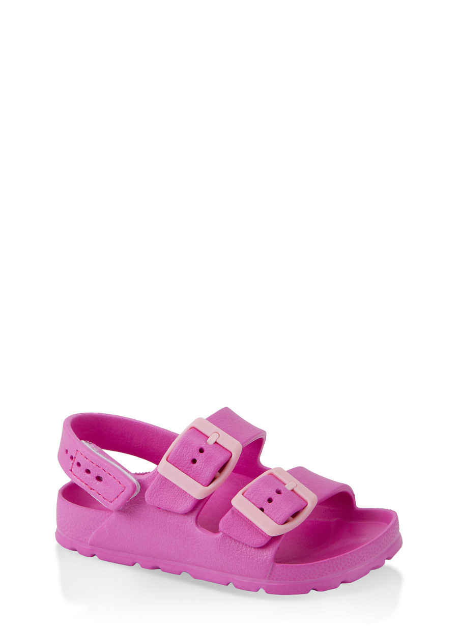 girls footbed sandals