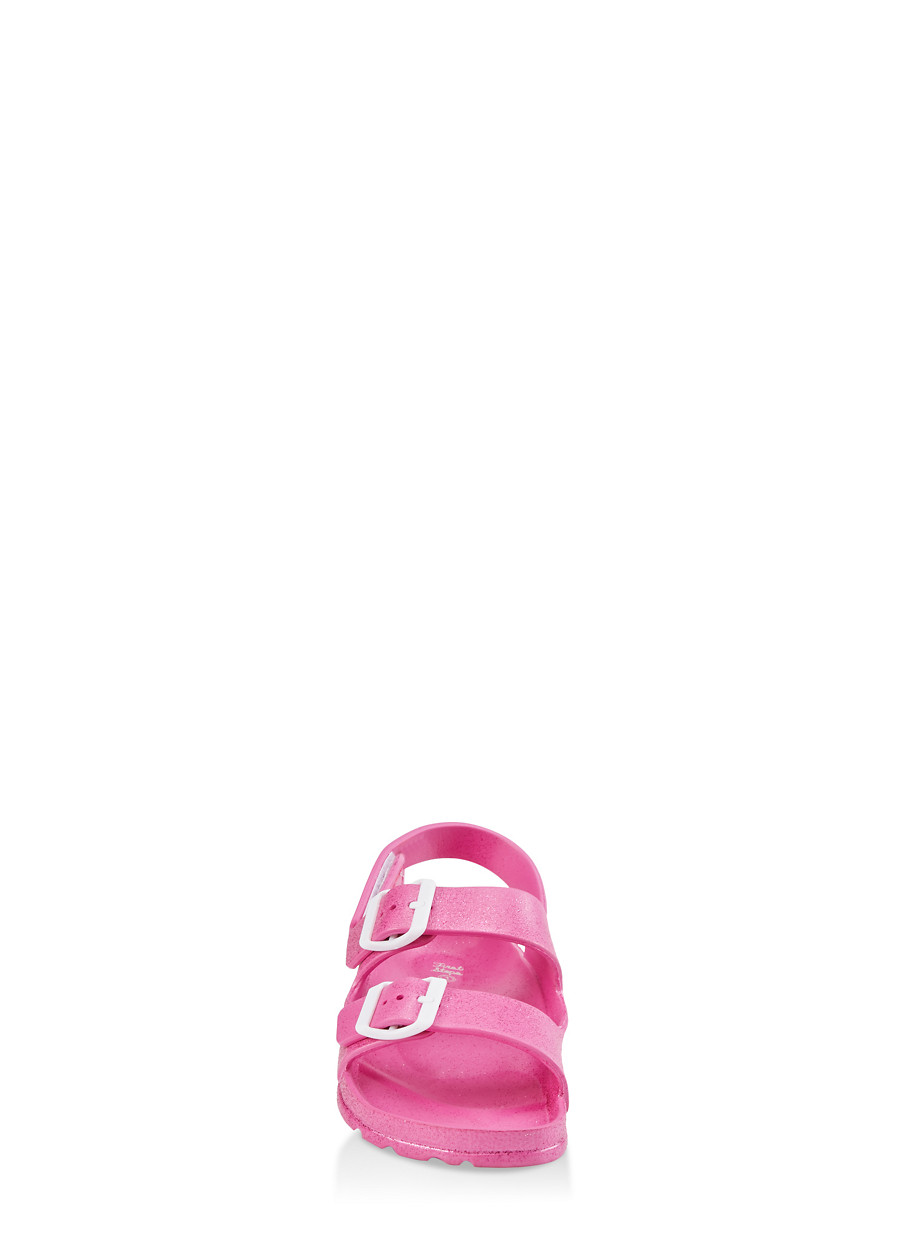 girls double buckle sandals