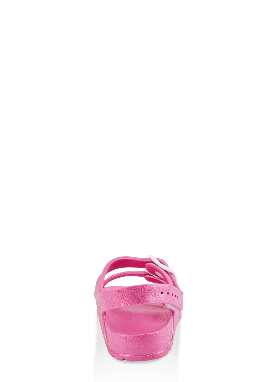 girls double buckle sandals