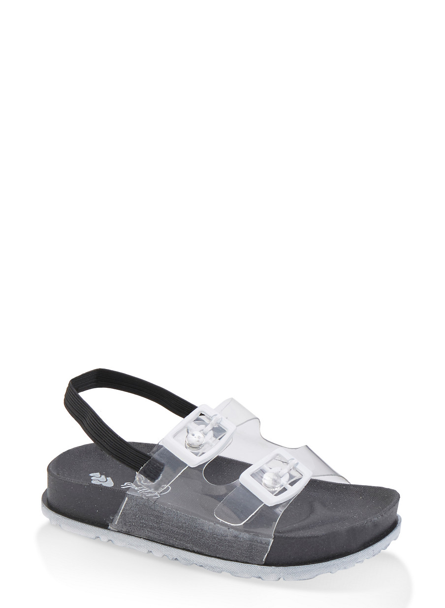 girls double buckle sandals