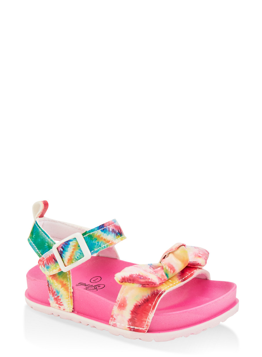 girls tie dye sandals