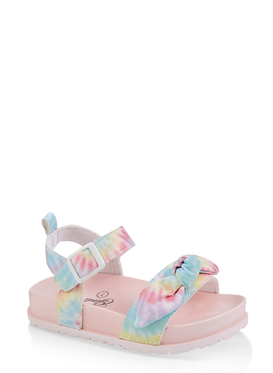 girls tie dye sandals