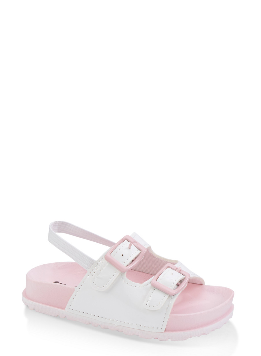 girls double strap sandals