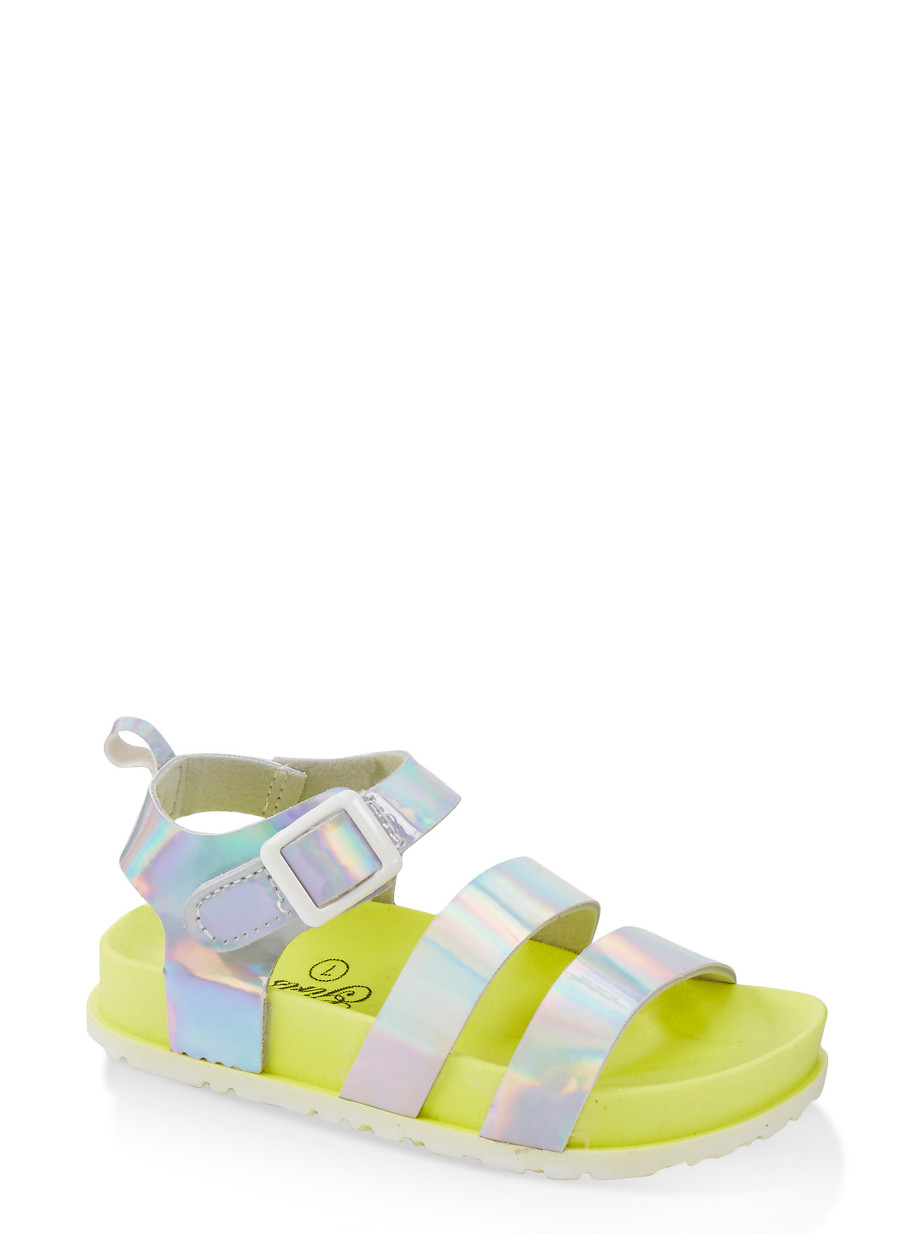 ankle strap footbed sandals