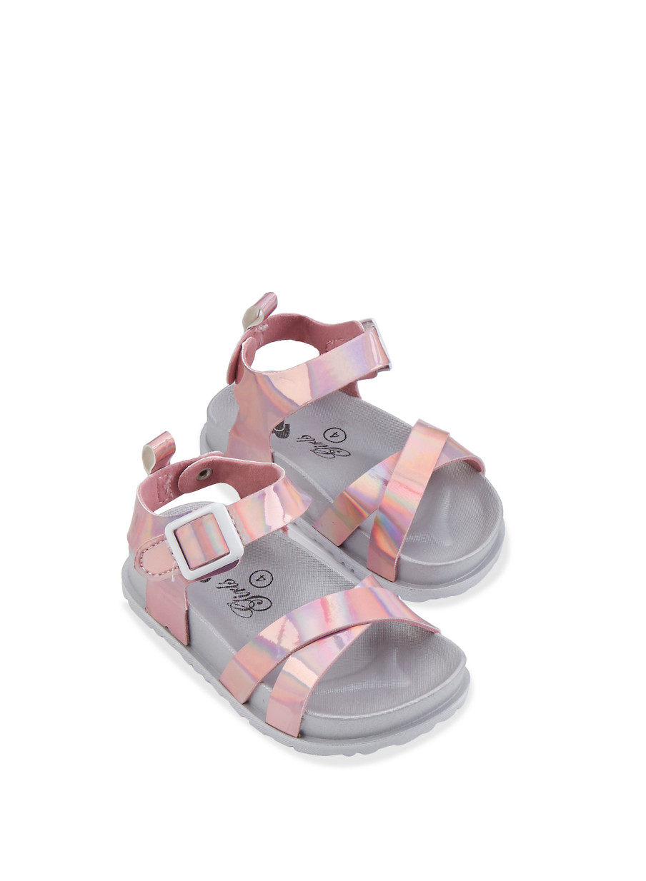ankle strap footbed sandals