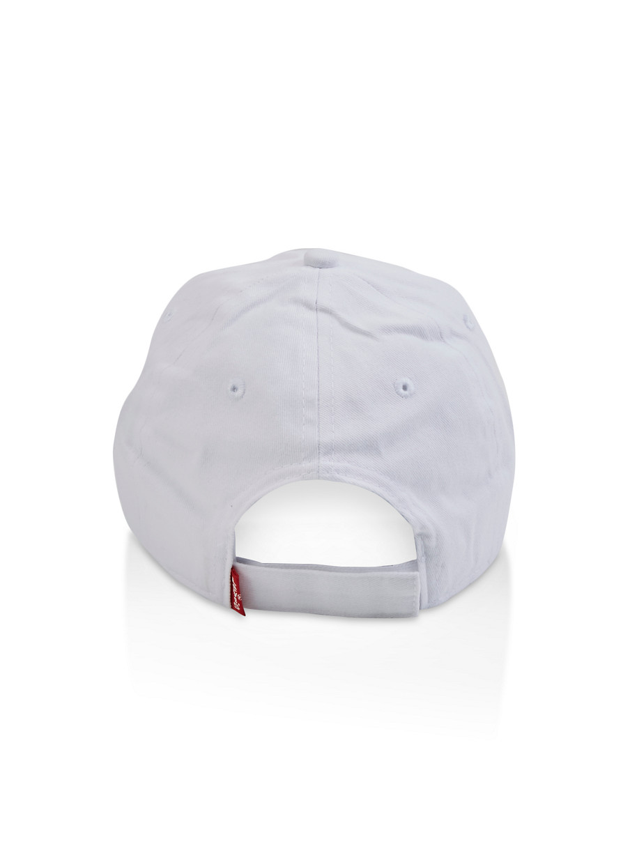 white levis hat