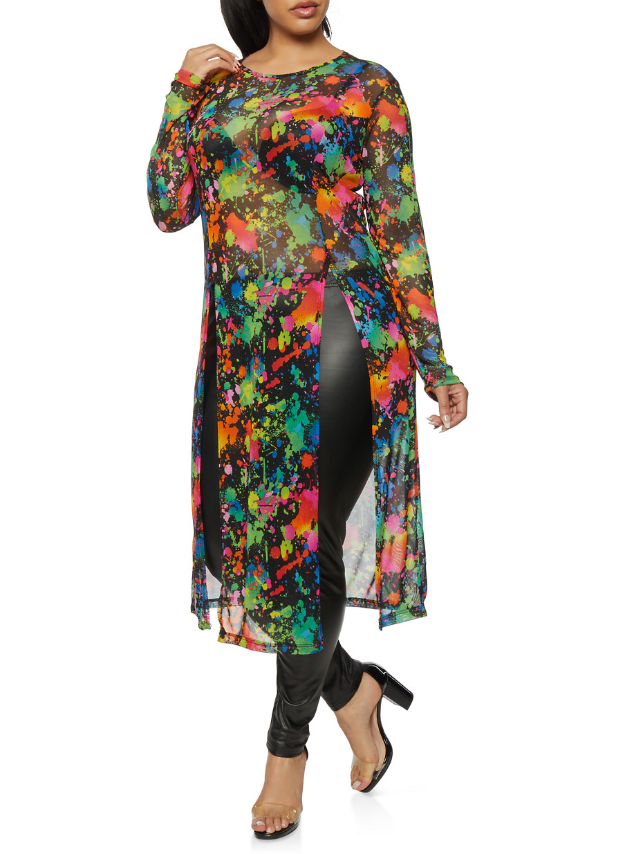 maxi top with front slits