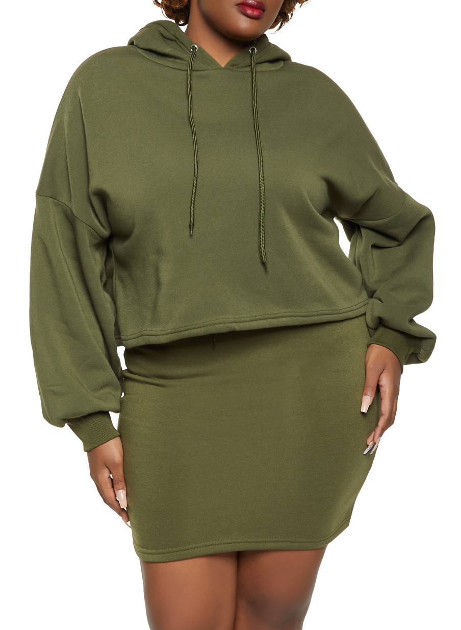 plus size fleece sweatshirt