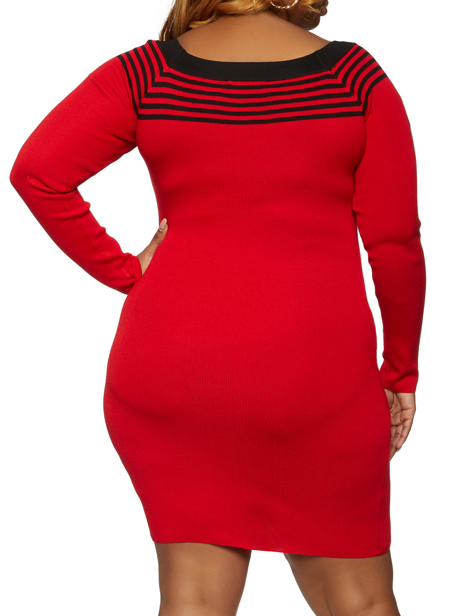 plus size criss cross sweater