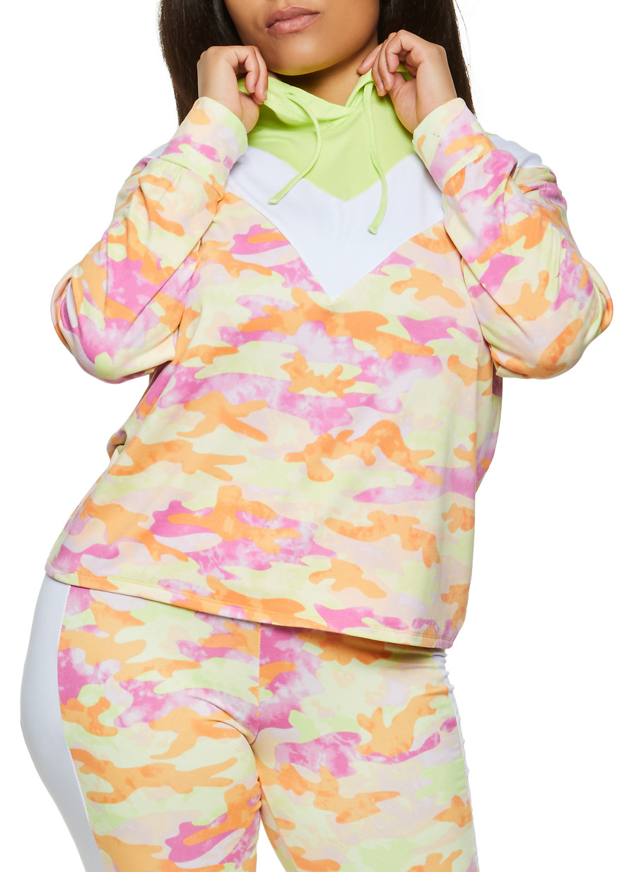 plus size camo sweatshirt