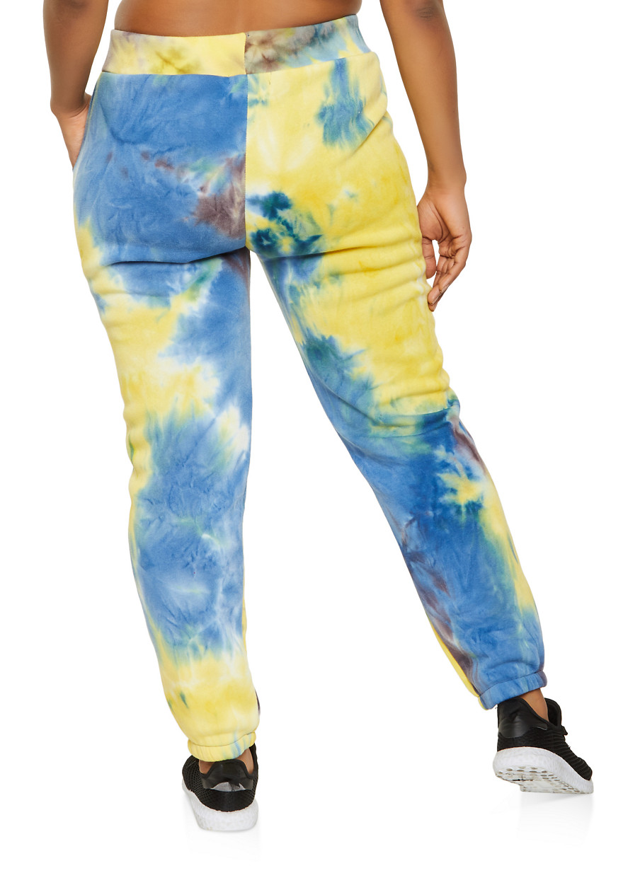 plus size tie dye sweatpants