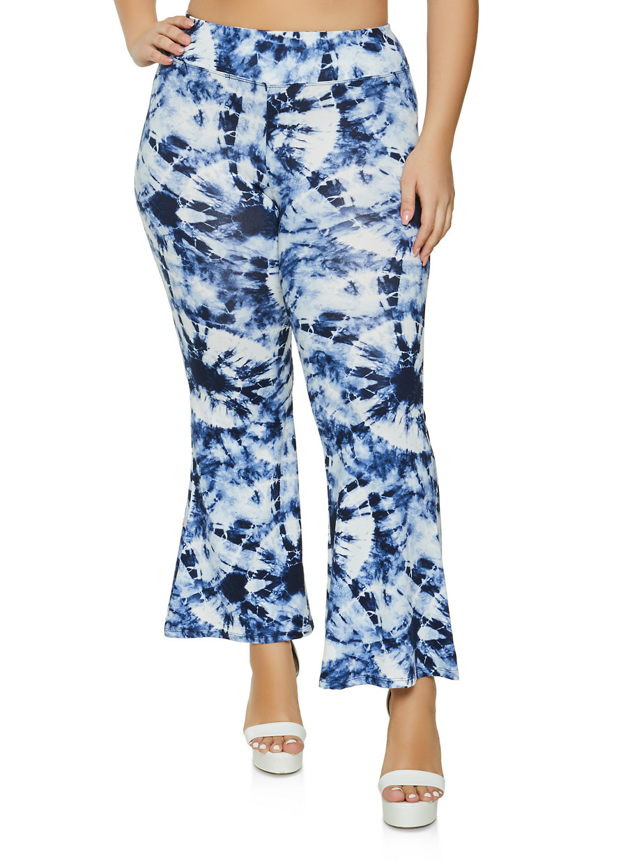 soft knit flared pants