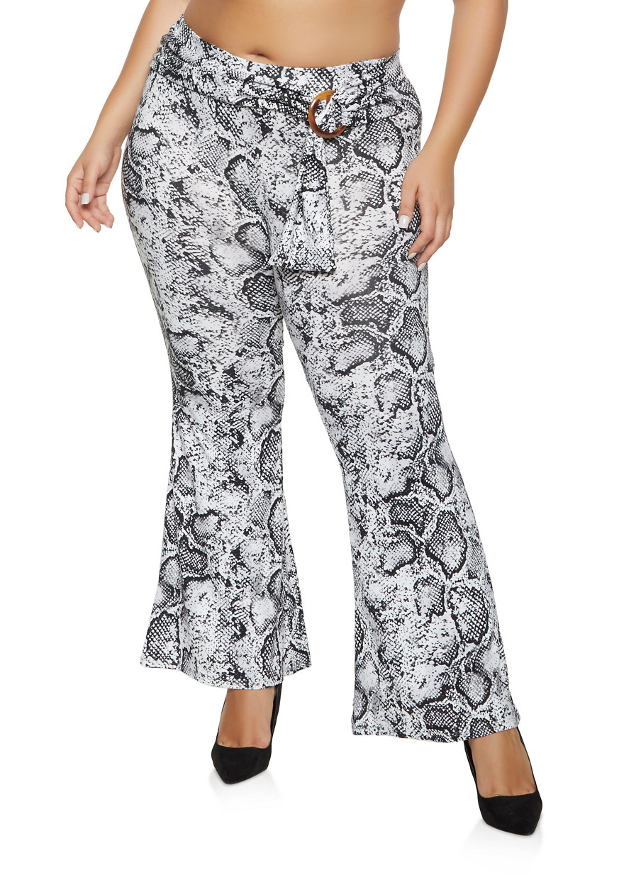 plus size flare pants