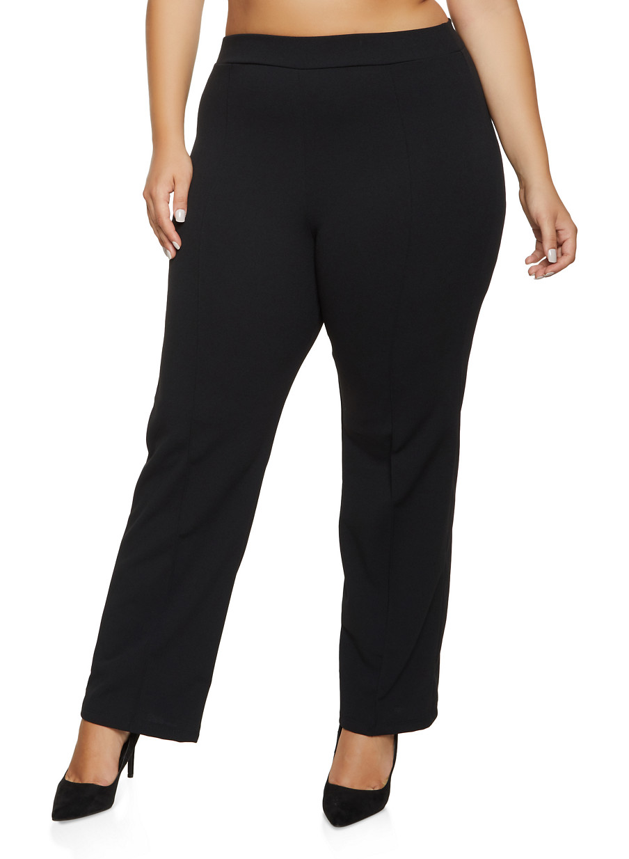 plus size high waisted pants