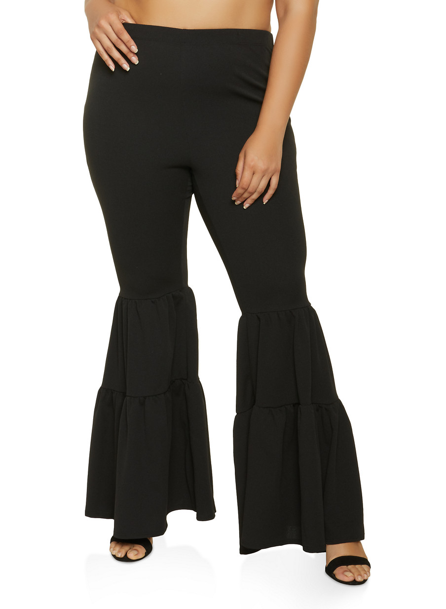 plus size flare pants