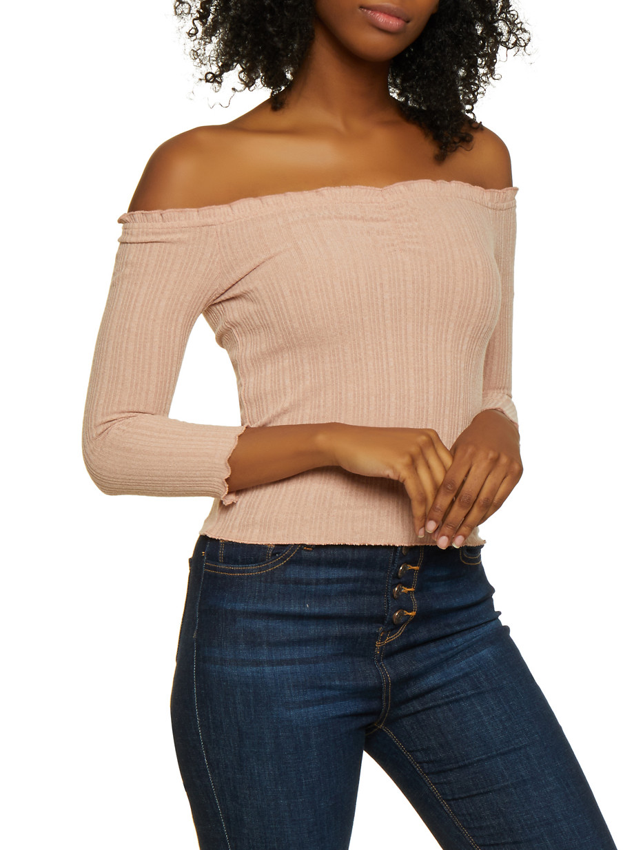 Ruched Off the Shoulder Top