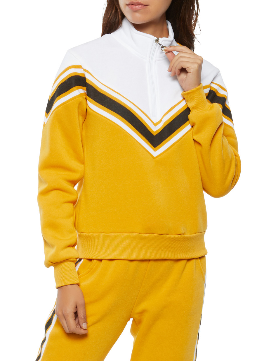 sweatshirt color block