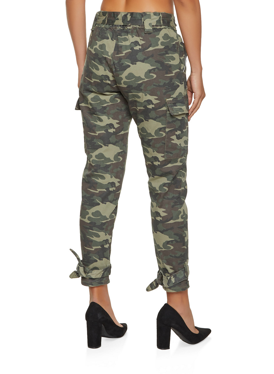 cuffed camo pants