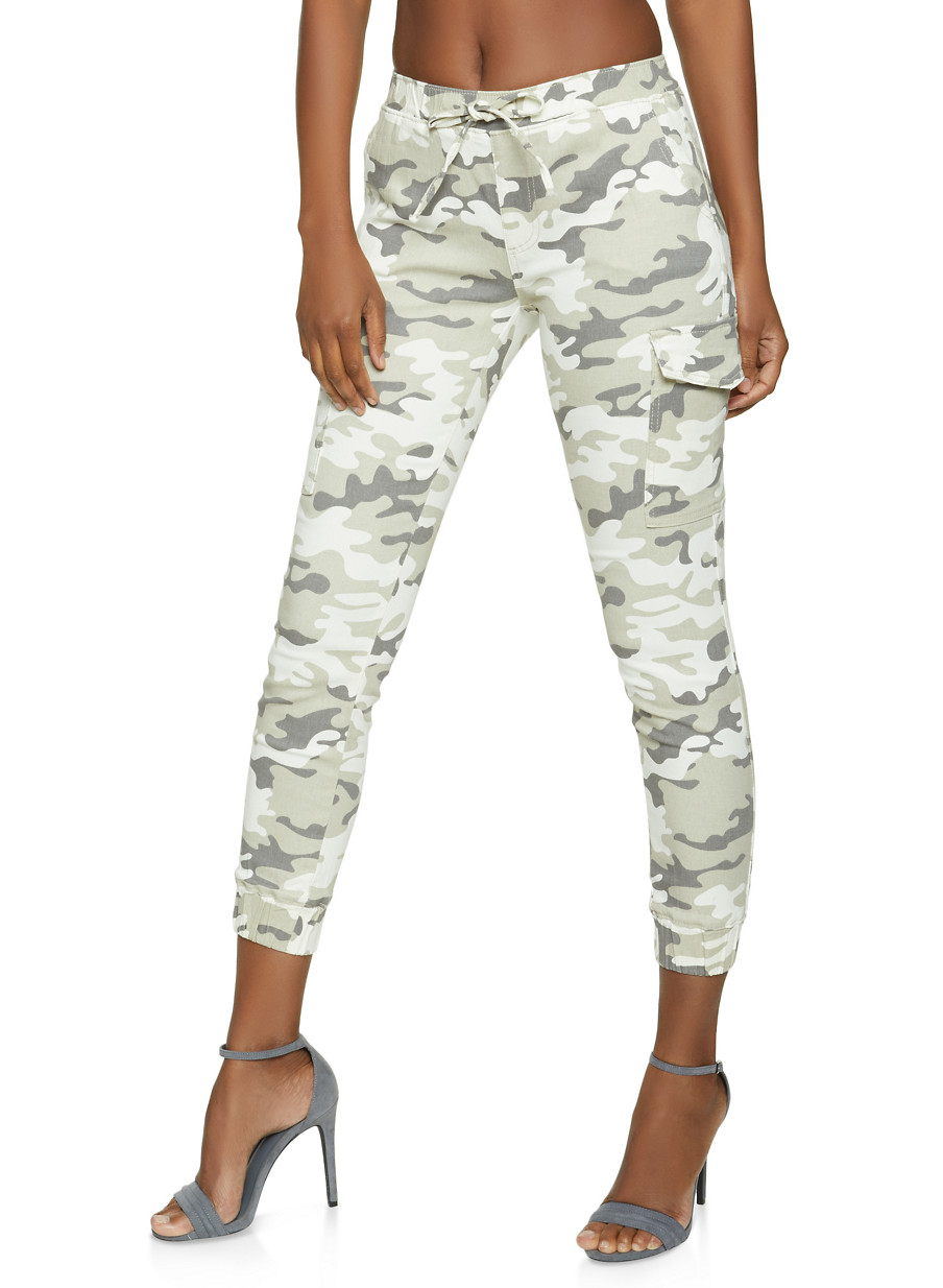 almost famous camo joggers