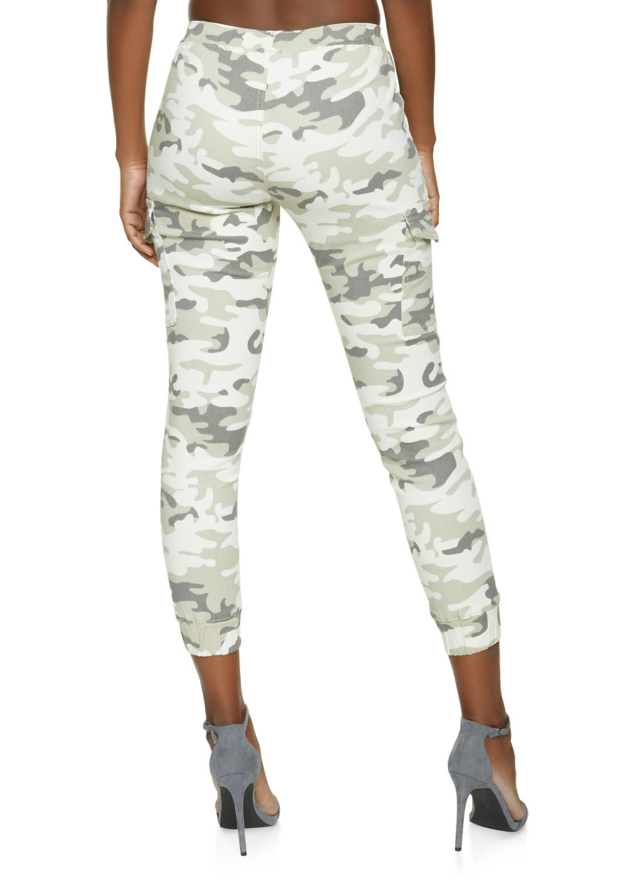 almost famous camo joggers