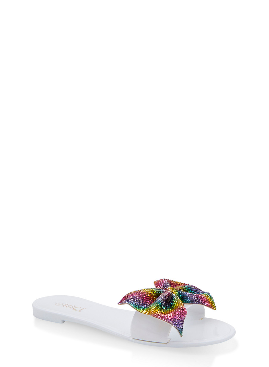 jelly slide sandals