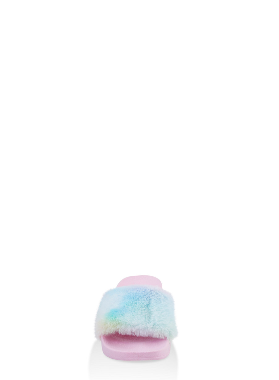 faux fur pool slides