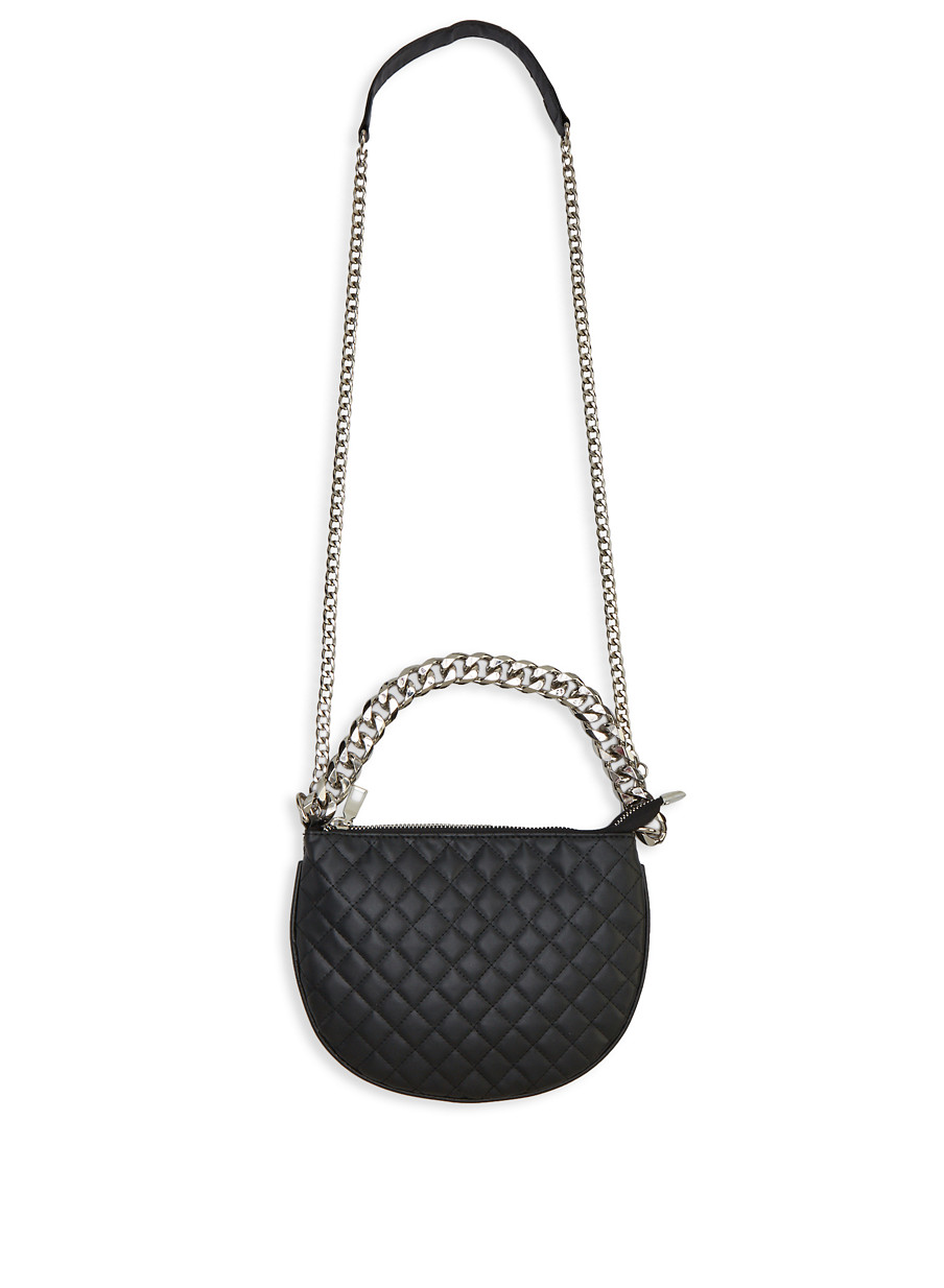 quilted bag with chain strap