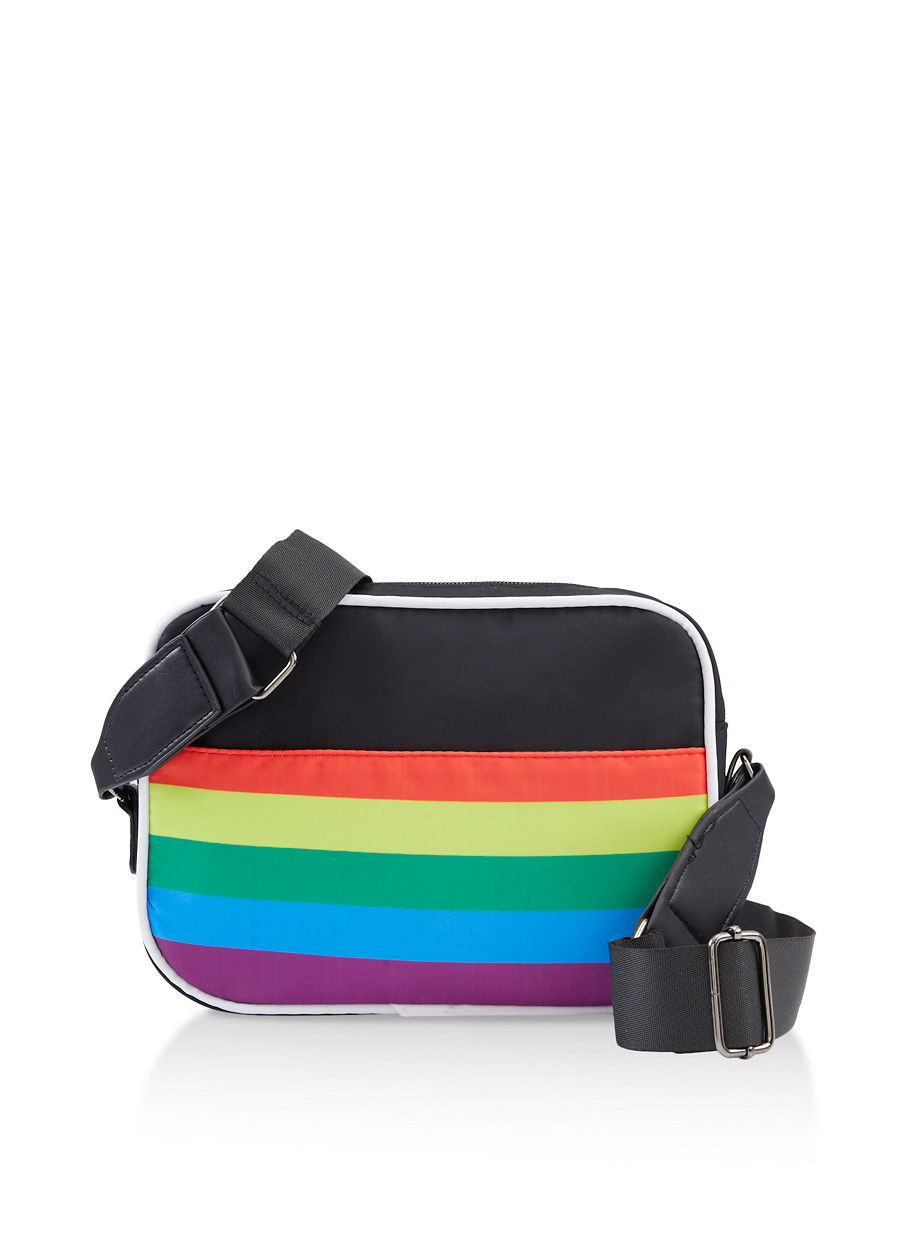 rainbow crossbody bag