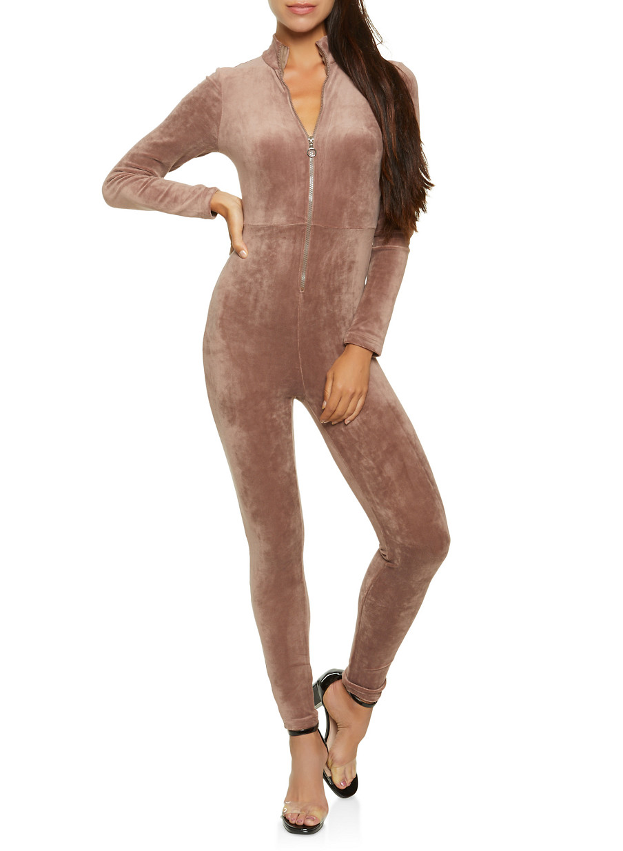 fashion nova red and black jumpsuit