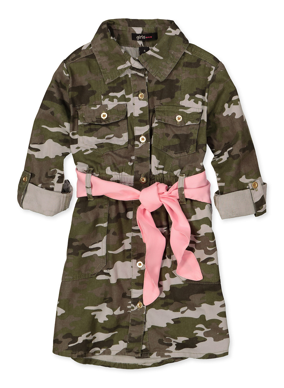 little girls camo shirt