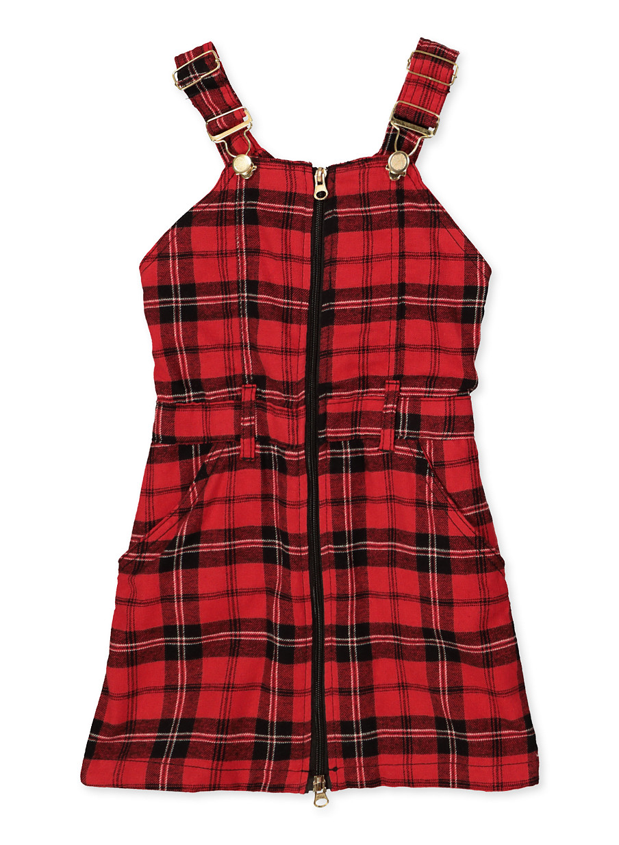 little girls tartan dress