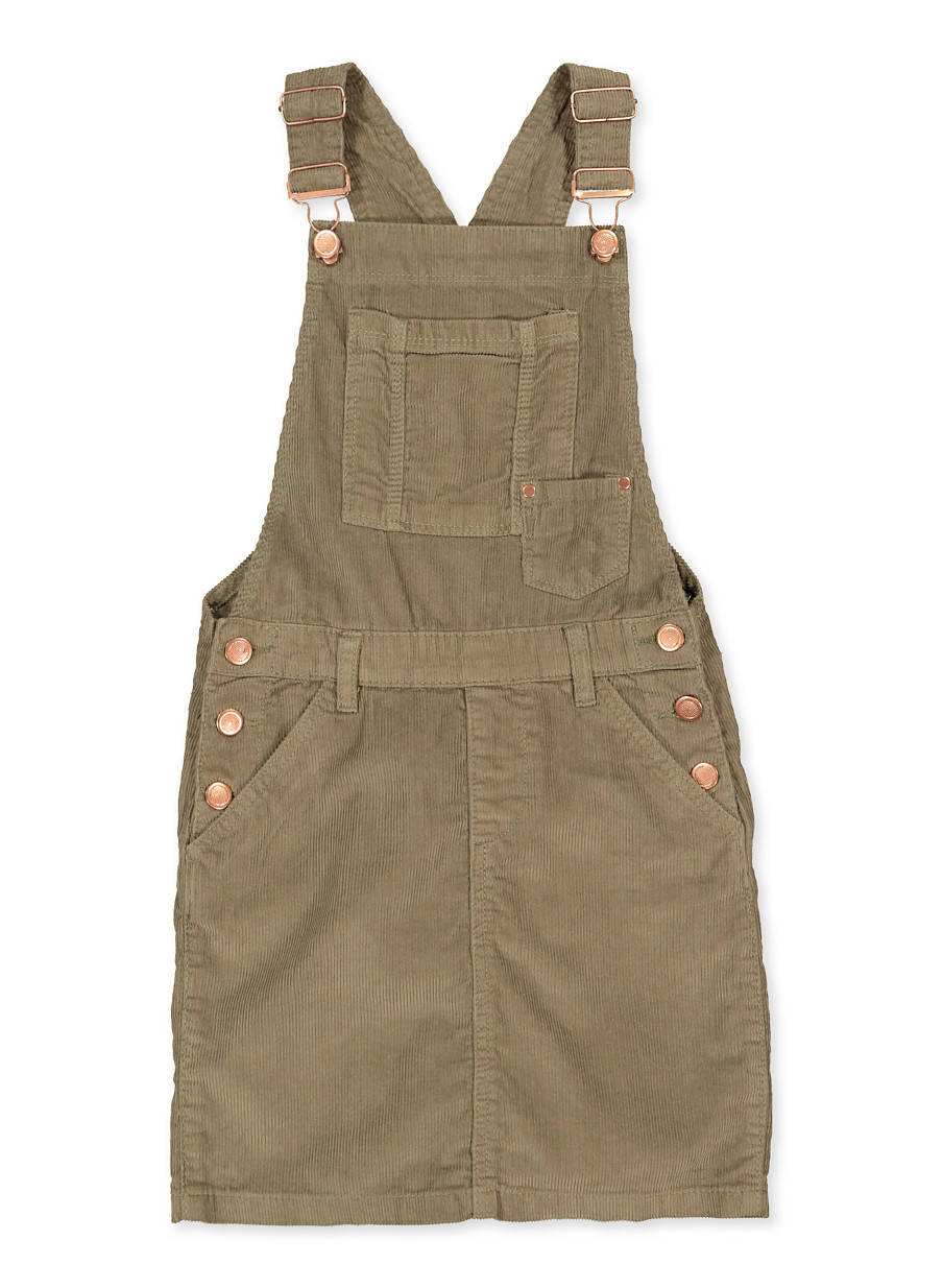 girls corduroy overall dress