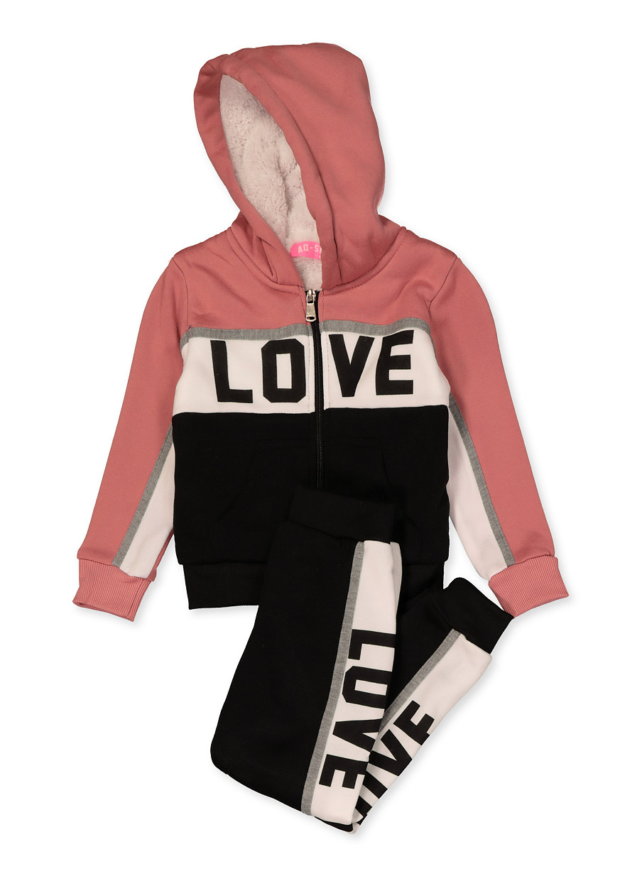 girls sweatshirt set