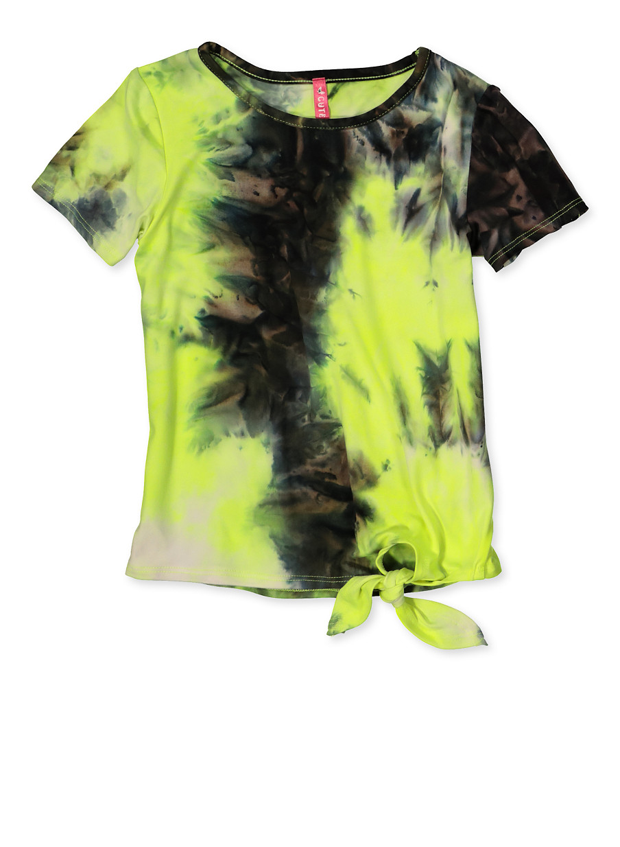 little girl tie dye shirt