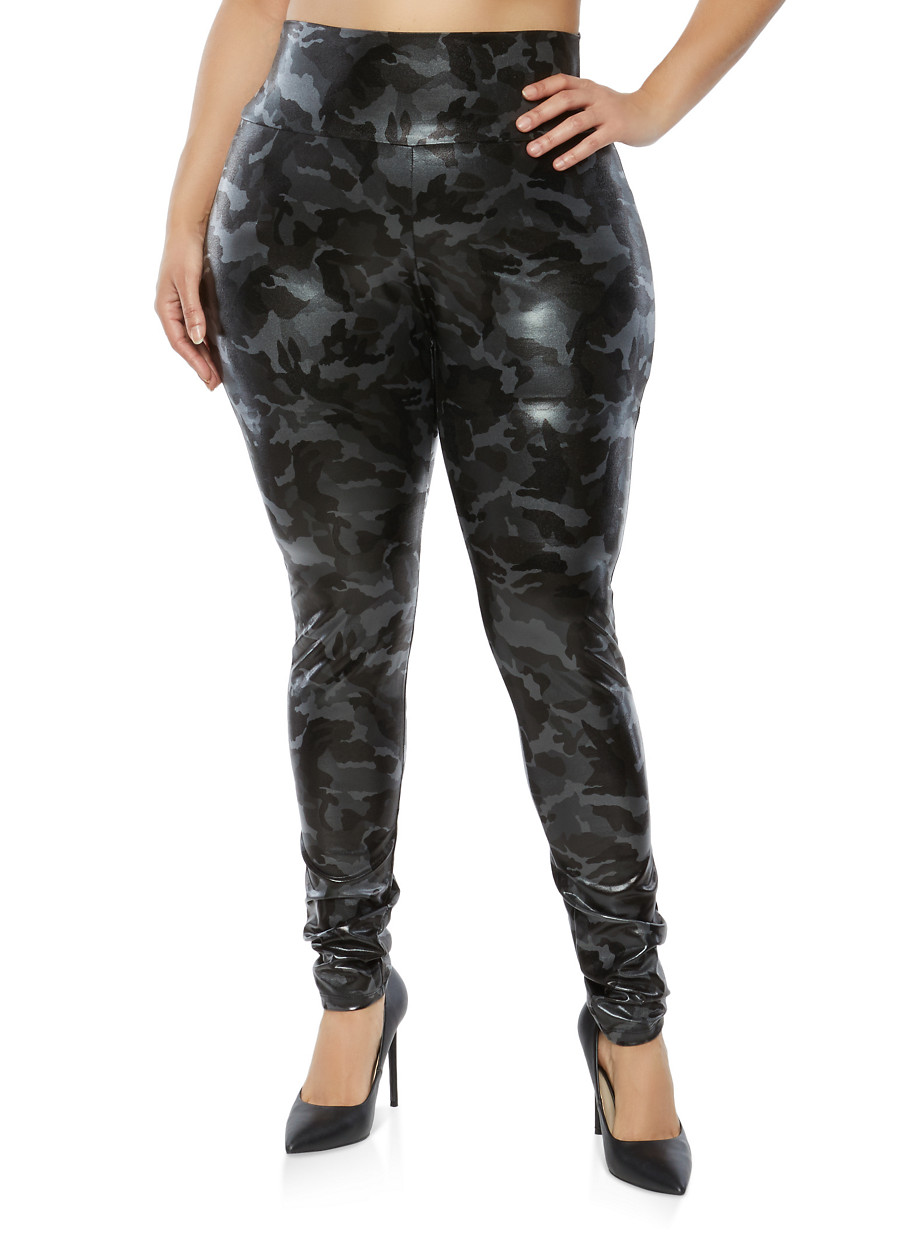 plus size camo pants