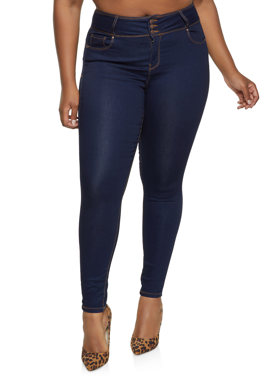 wax plus size jeans