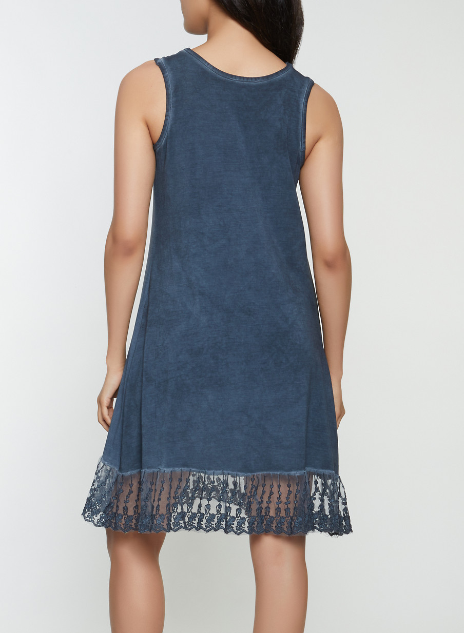 denim tank dress