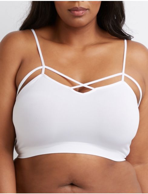 Plus Size Strappy Bralette Charlotte Russe 6669