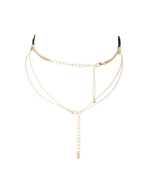 Chainlink & Laser Cut Choker Necklaces - 3 Pack | Charlotte Russe