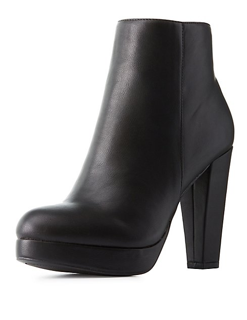 bamboo open toe booties