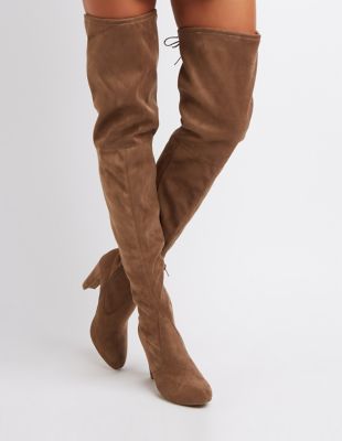 charlotte russe high knee boots