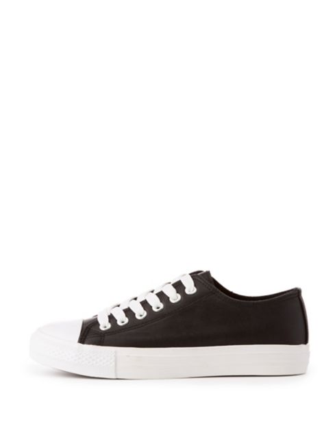 Cap Toe Lace-Up Sneakers | Charlotte Russe