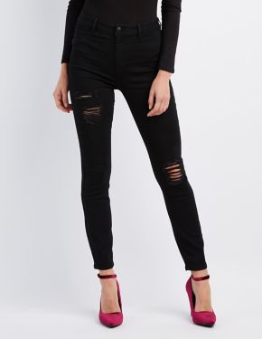 High Waisted Jeans & High Rise Jeans for Women | Charlotte Russe